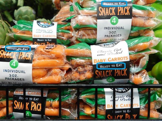 Pre-Washed Baby Carrots - Produce Labels