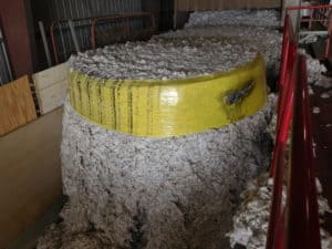 Cotton Ginning - Unwrapping of the Cotton Wraps