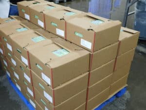 Leek Processing - Palletized Product