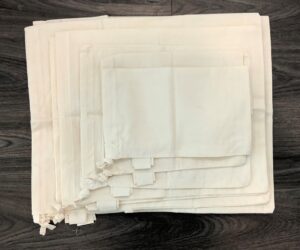 All Cotton and Linen Reusable Produce Bags