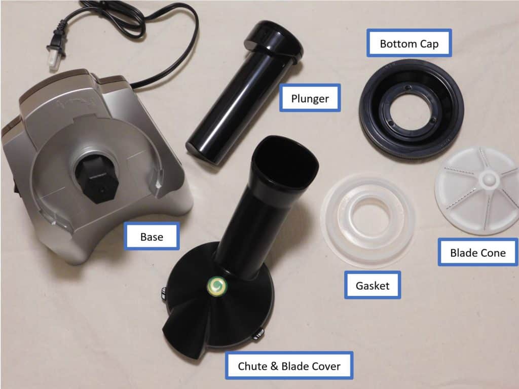 Yonanas - Detailed Machine Parts