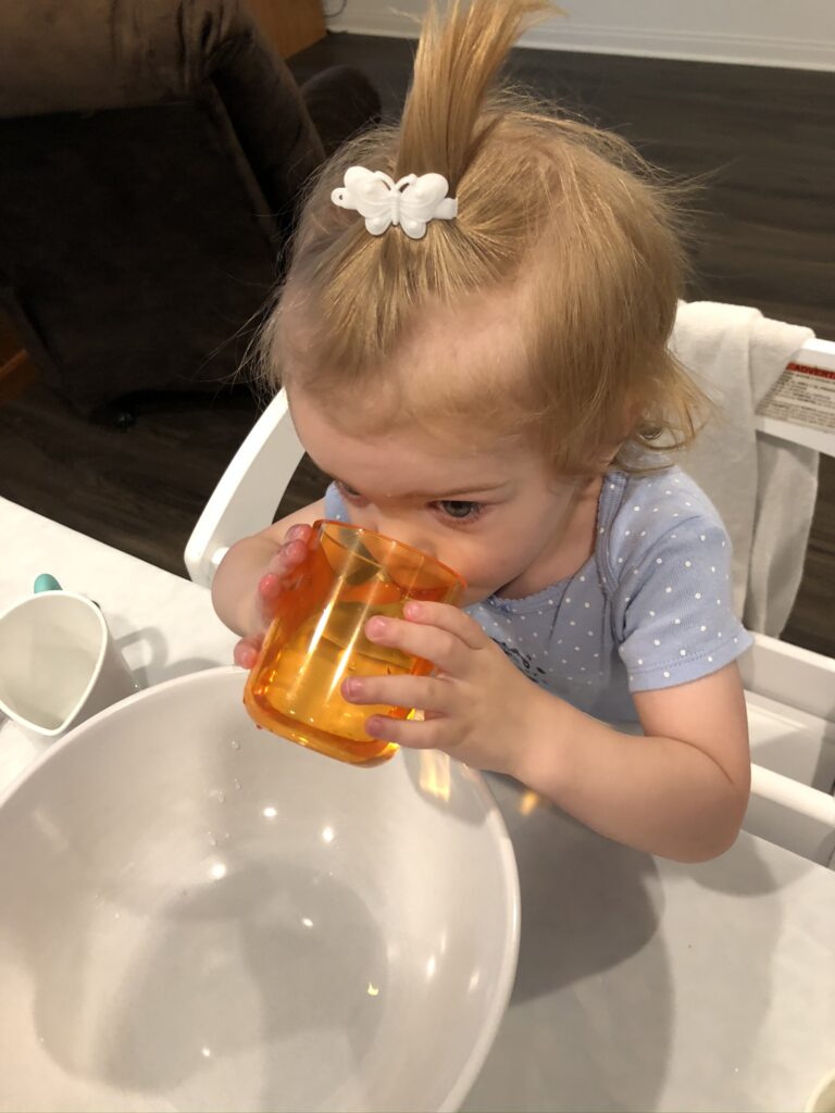 Toddler Learning Tower - Playing with Water