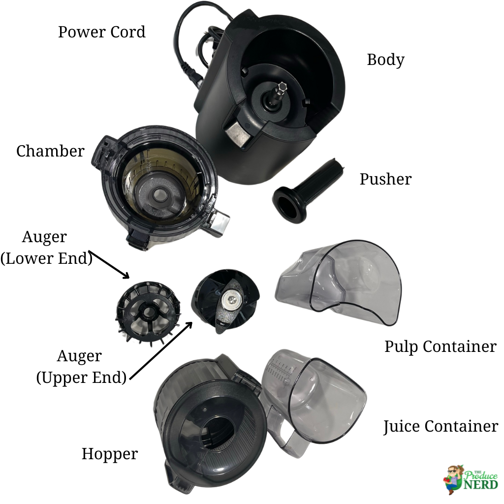 hurom H70 juicer - parts