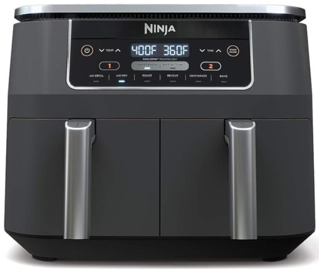 ninja double air fryer - sold on amazon