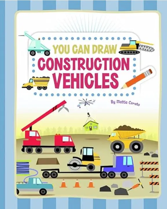 you can draw construction vehicles