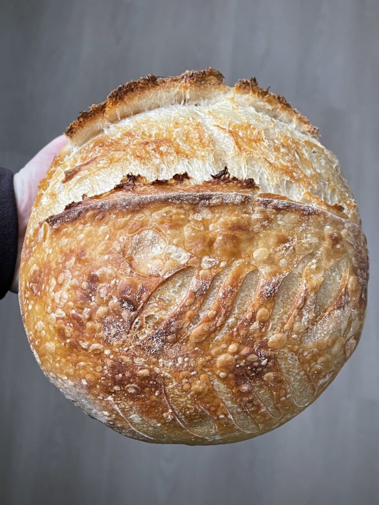 Bread baked in the Challenger Bread Pan