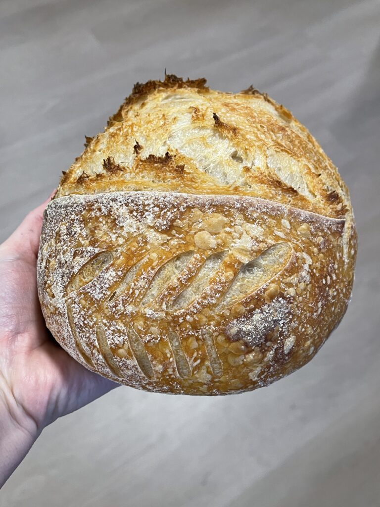 Bread baked in the Challenger Bread Pan