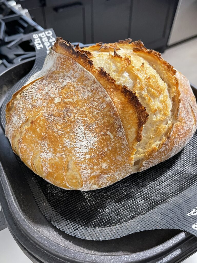 Bread baked in the Challenger Bread Pan