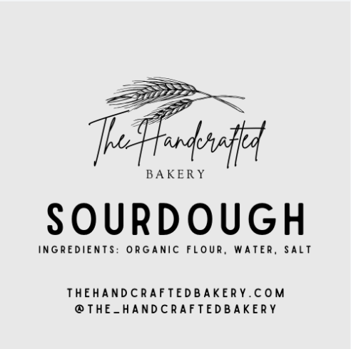 sourdough label example